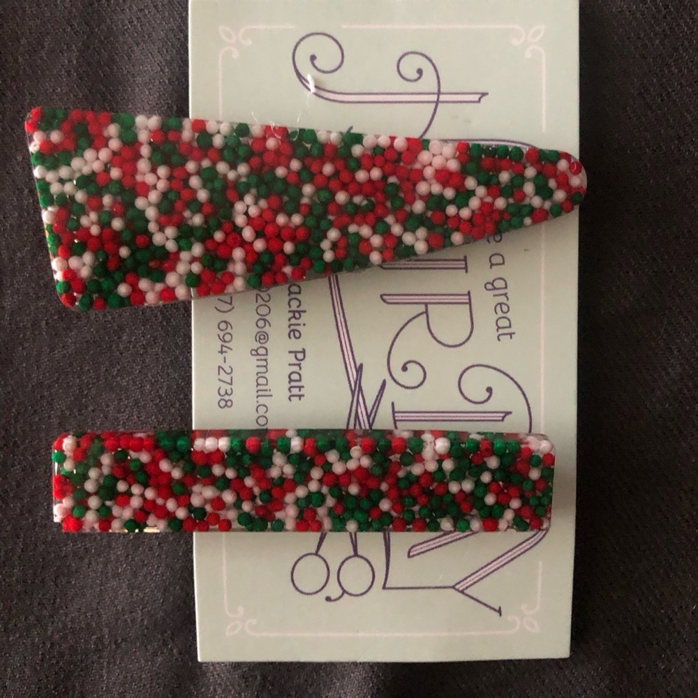 Christmas Sprinkles Hair Barrett